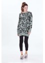LEOPAR DESENLİ TRİKO TUNİK 